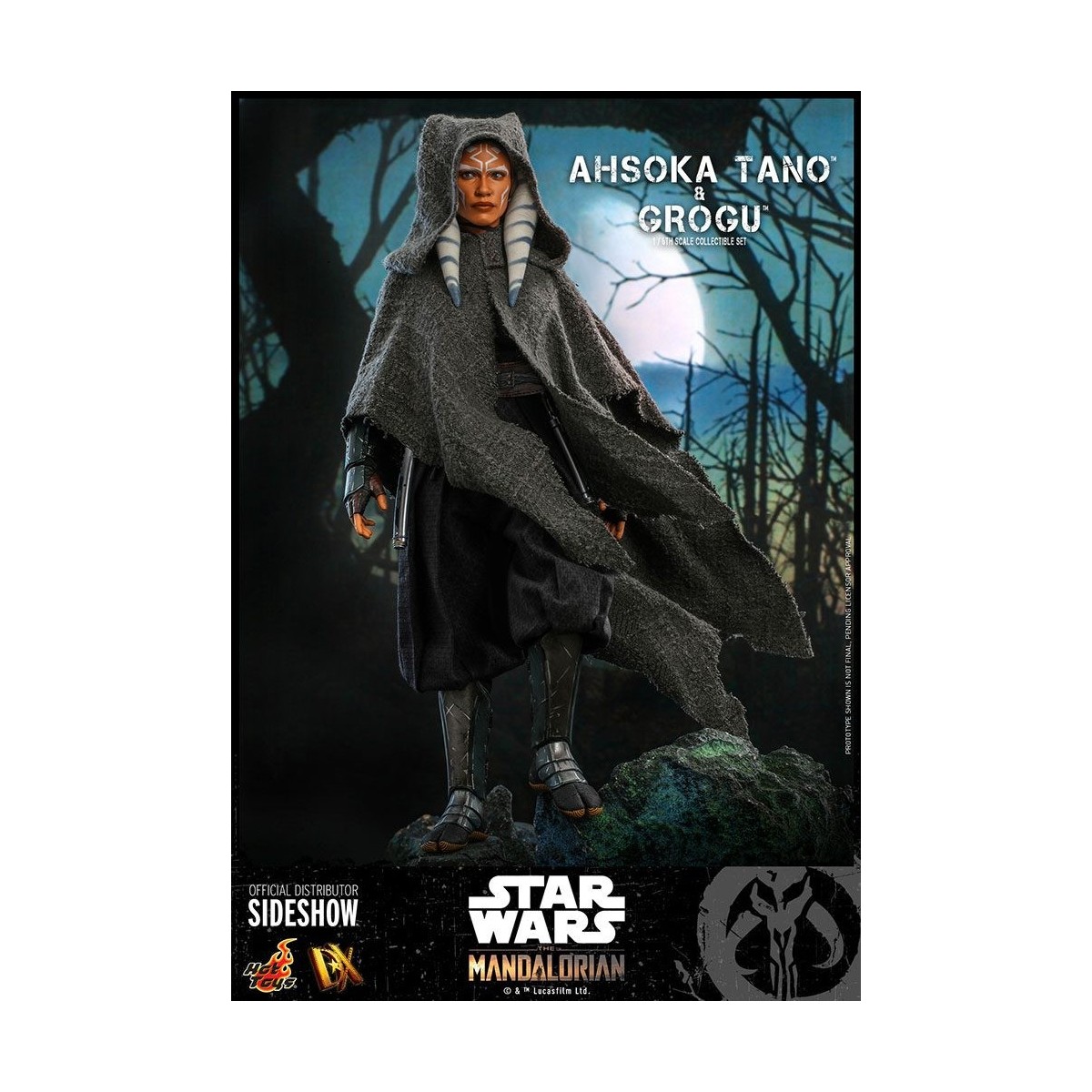 Hot Toys Star Wars - Ahsoka Tano & Grogu- The mandalorian 1/6