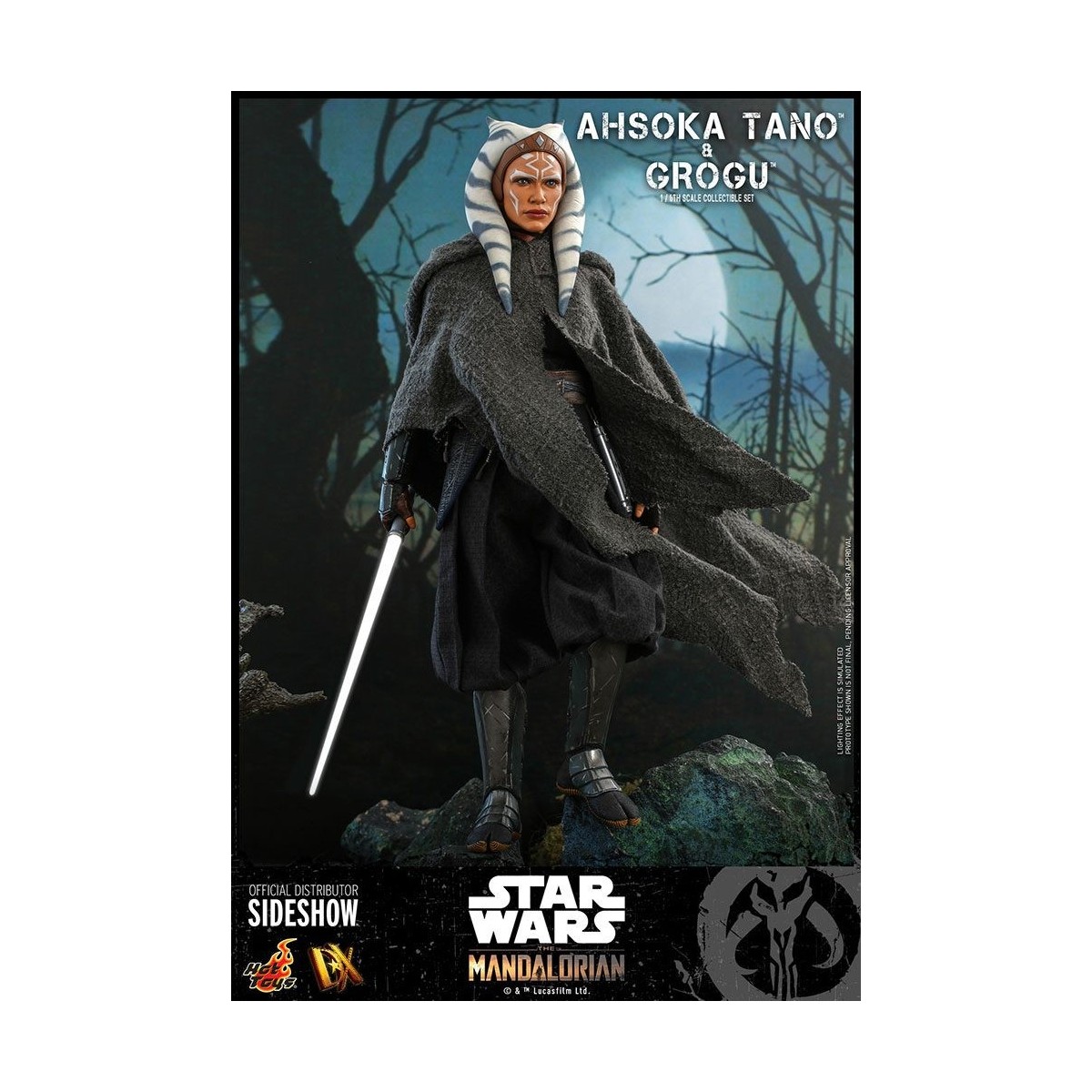Hot Toys Star Wars - Ahsoka Tano & Grogu- The mandalorian 1/6