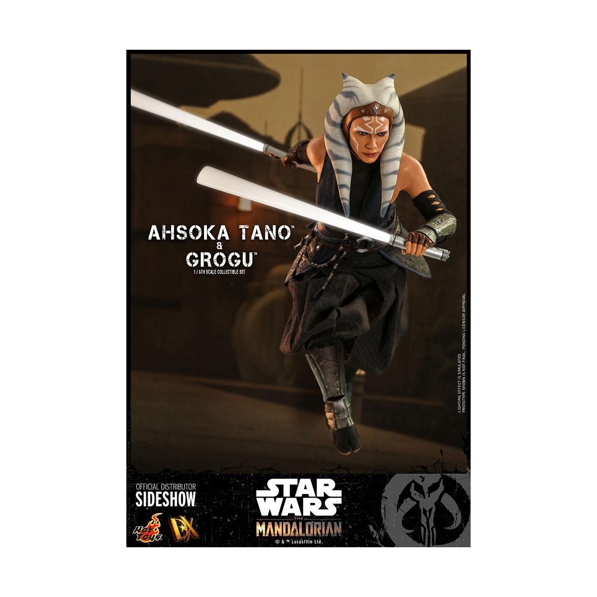 Hot Toys Star Wars - Ahsoka Tano & Grogu- The mandalorian 1/6