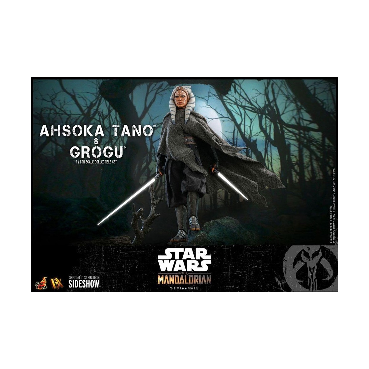 Hot Toys Star Wars - Ahsoka Tano & Grogu- The mandalorian 1/6