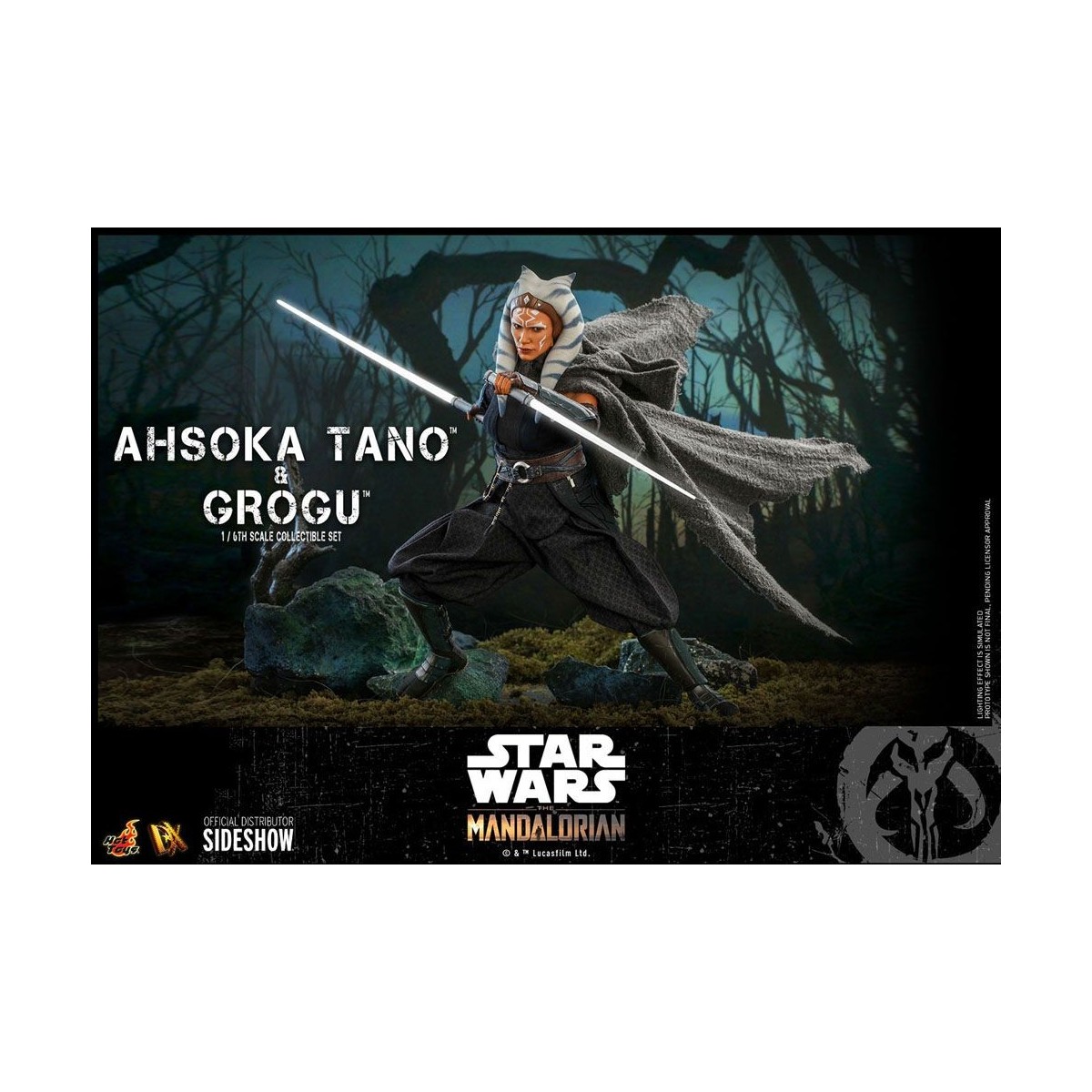 Hot Toys Star Wars - Ahsoka Tano & Grogu- The mandalorian 1/6