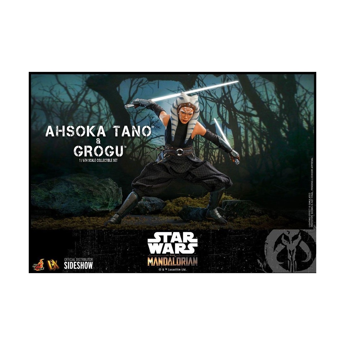 Hot Toys Star Wars - Ahsoka Tano & Grogu- The mandalorian 1/6