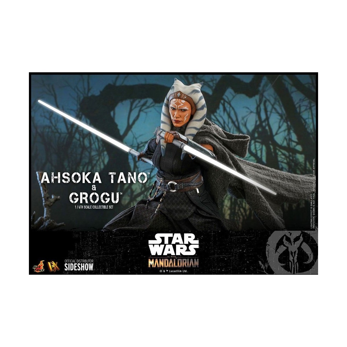 Hot Toys Star Wars - Ahsoka Tano & Grogu- The mandalorian 1/6