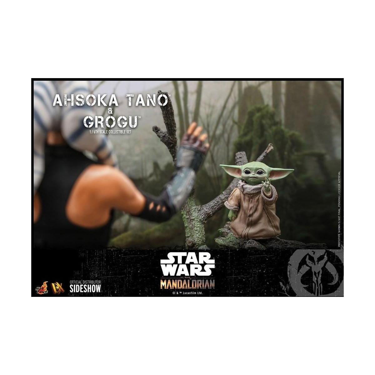 Hot Toys Star Wars - Ahsoka Tano & Grogu- The mandalorian 1/6