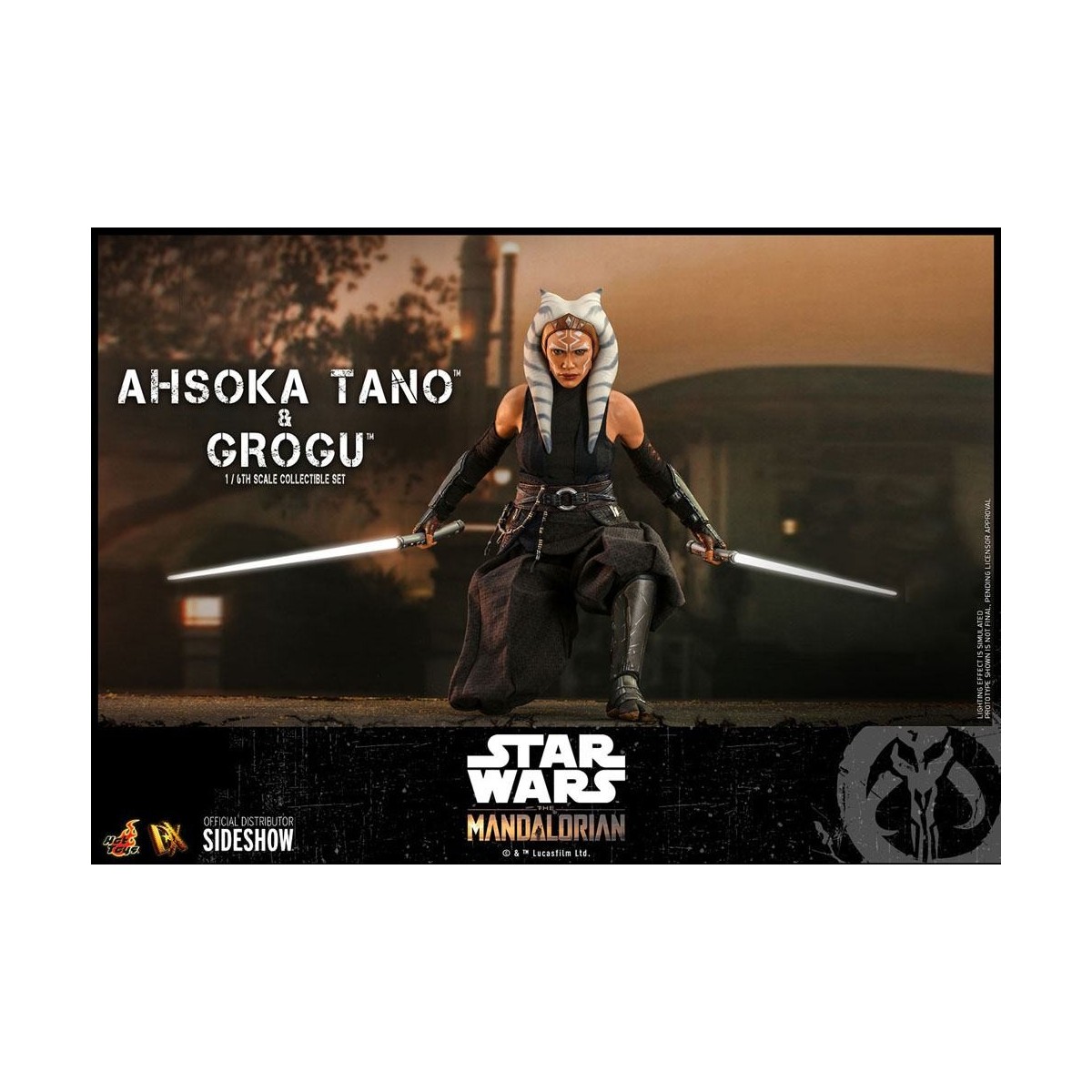 Hot Toys Star Wars - Ahsoka Tano & Grogu- The mandalorian 1/6