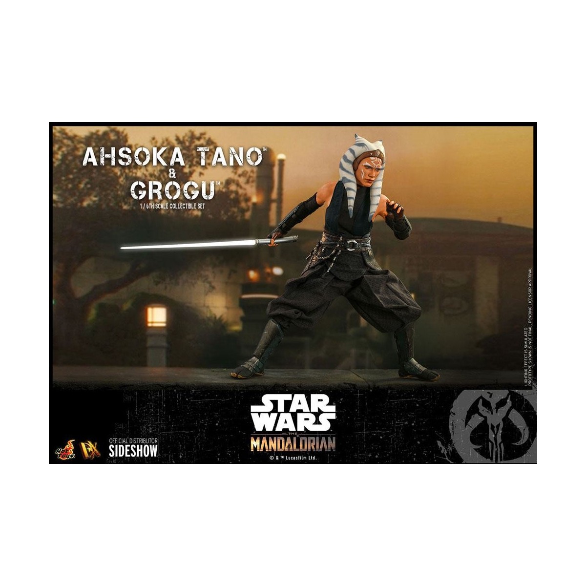Hot Toys Star Wars - Ahsoka Tano & Grogu- The mandalorian 1/6