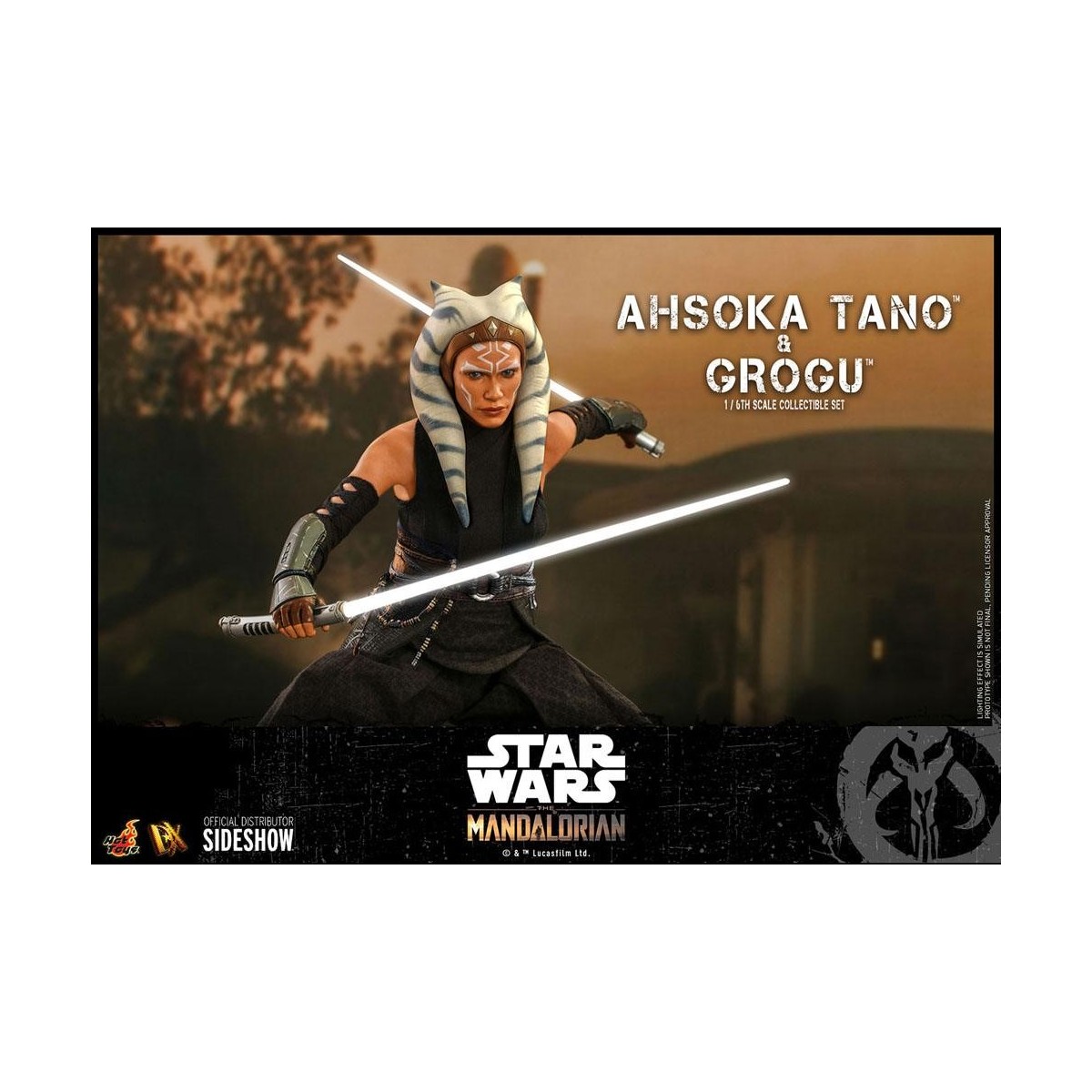 Hot Toys Star Wars - Ahsoka Tano & Grogu- The mandalorian 1/6