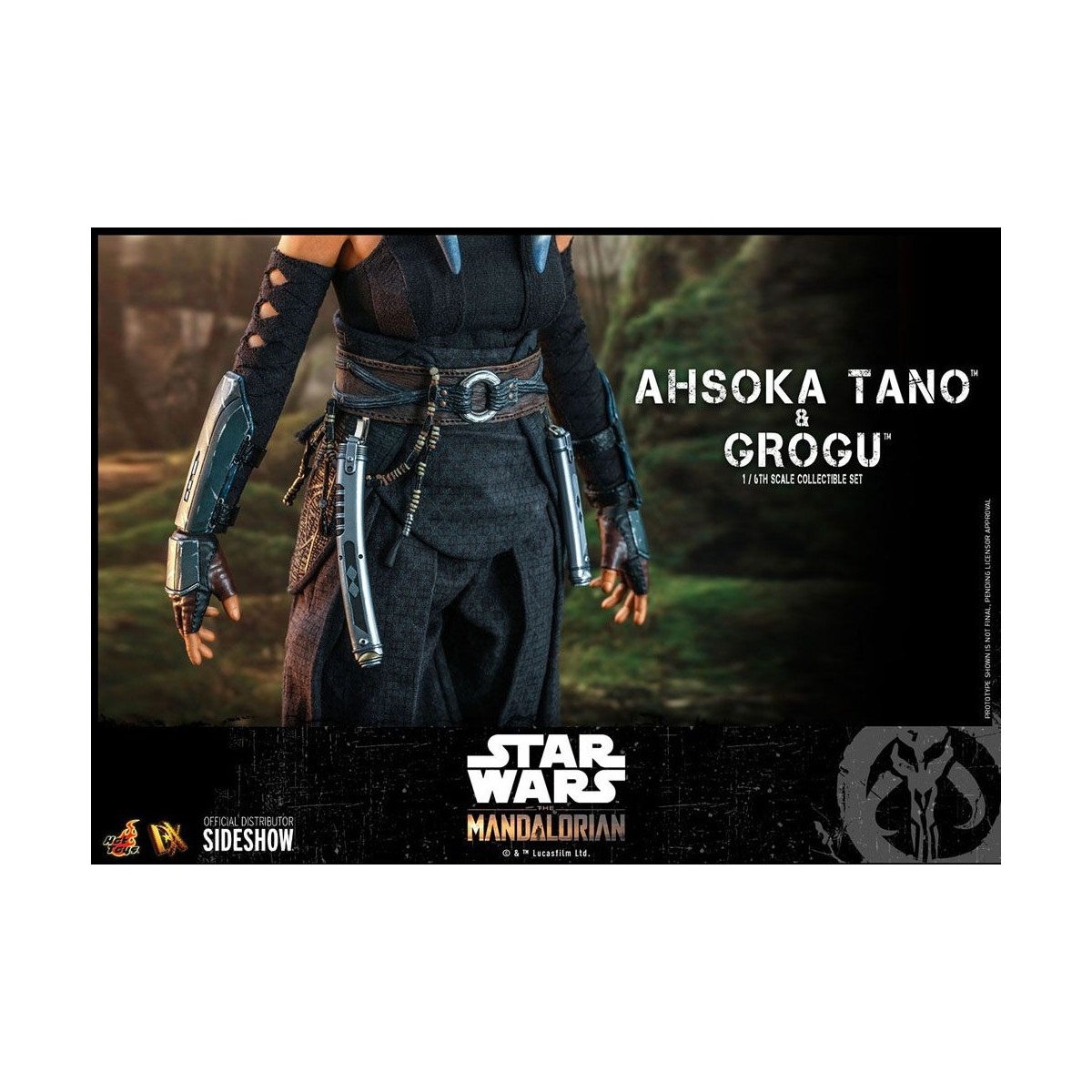 Hot Toys Star Wars - Ahsoka Tano & Grogu- The mandalorian 1/6