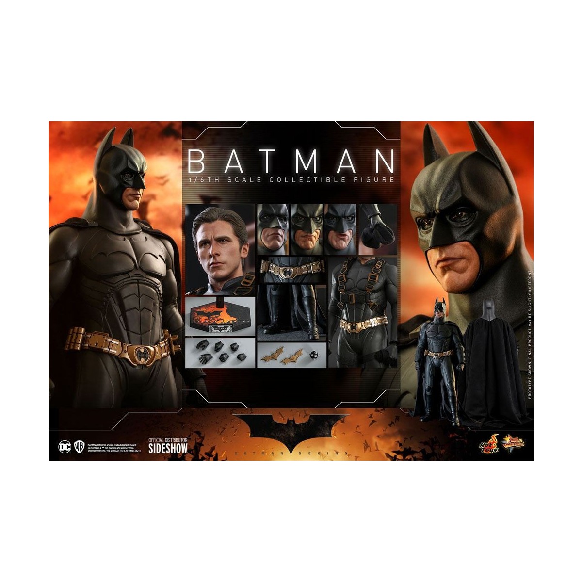 Hot Toys Batman Begins - Batman Exclusive Movie Masterpiece 1/6