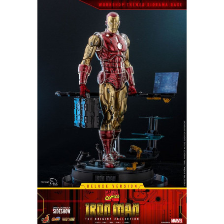 Hot toys - Iron Man Deluxe Version - Marvel The Origins Collection Comic Masterpiece figure 1/6