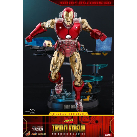Hot toys - Iron Man Deluxe Version - Marvel The Origins Collection Comic Masterpiece figure 1/6