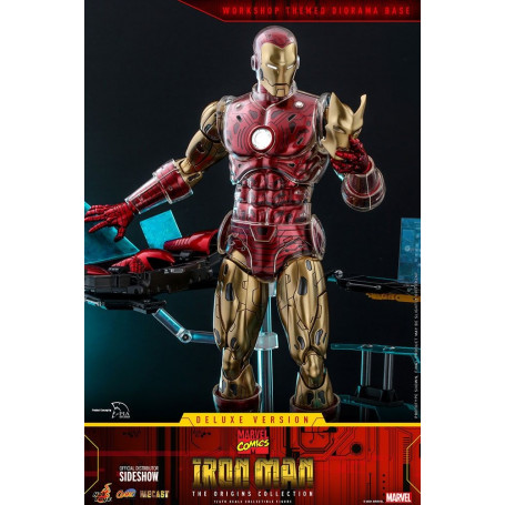 Hot toys - Iron Man Deluxe Version - Marvel The Origins Collection Comic Masterpiece figure 1/6