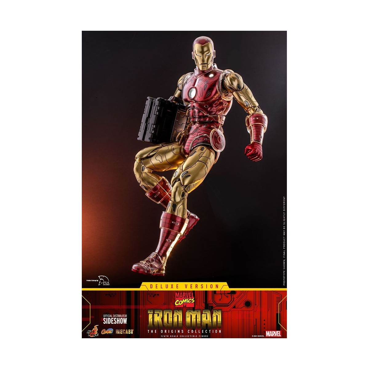 Hot toys - Iron Man Deluxe Version - Marvel The Origins Collection Comic Masterpiece figure 1/6