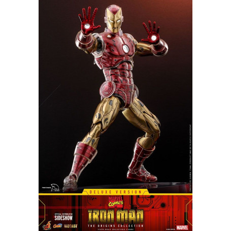 Hot toys - Iron Man Deluxe Version - Marvel The Origins Collection Comic Masterpiece figure 1/6