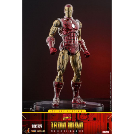 Hot toys - Iron Man Deluxe Version - Marvel The Origins Collection Comic Masterpiece figure 1/6