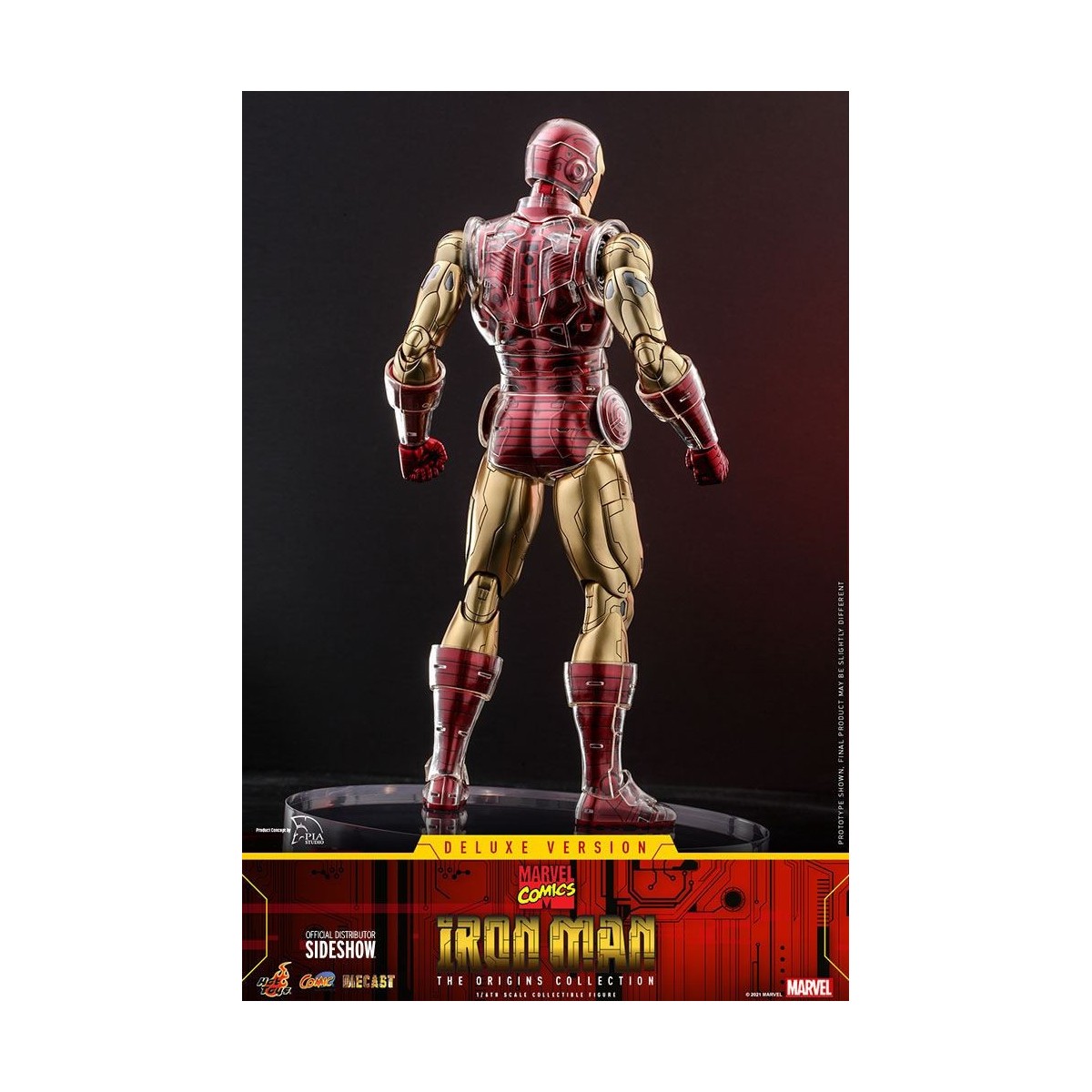 Hot toys - Iron Man Deluxe Version - Marvel The Origins Collection Comic Masterpiece figure 1/6