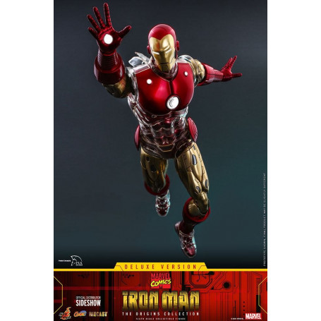 Hot toys - Iron Man Deluxe Version - Marvel The Origins Collection Comic Masterpiece figure 1/6