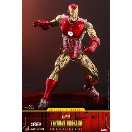 Hot toys - Iron Man Deluxe Version - Marvel The Origins Collection Comic Masterpiece figure 1/6