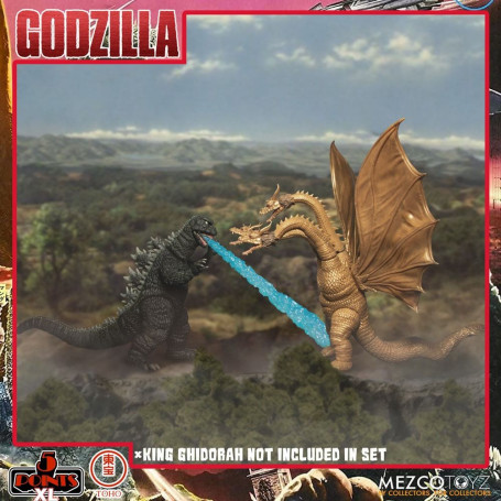 Mezco 5 Points XL Deluxe Box Set Round 1 - Godzilla: The Invaders Attack