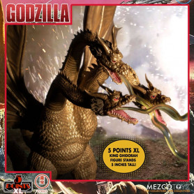 Mezco 5 Points XL Deluxe Box Set Round 2 - Godzilla: Invaders Attack