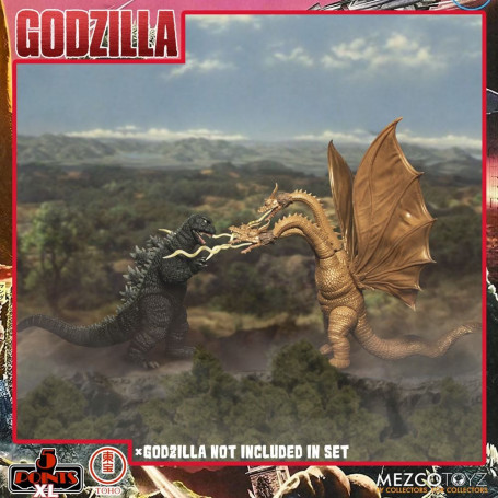 Mezco 5 Points XL Deluxe Box Set Round 2 - Godzilla: Invaders Attack