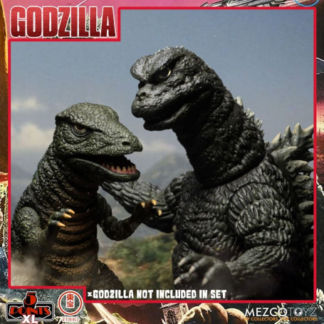 Mezco 5 Points XL Deluxe Box Set Round 2 - Godzilla: Invaders Attack