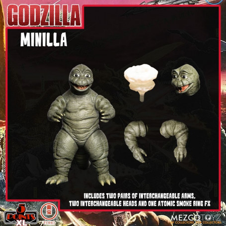 Mezco 5 Points XL Deluxe Box Set Round 2 - Godzilla: Invaders Attack