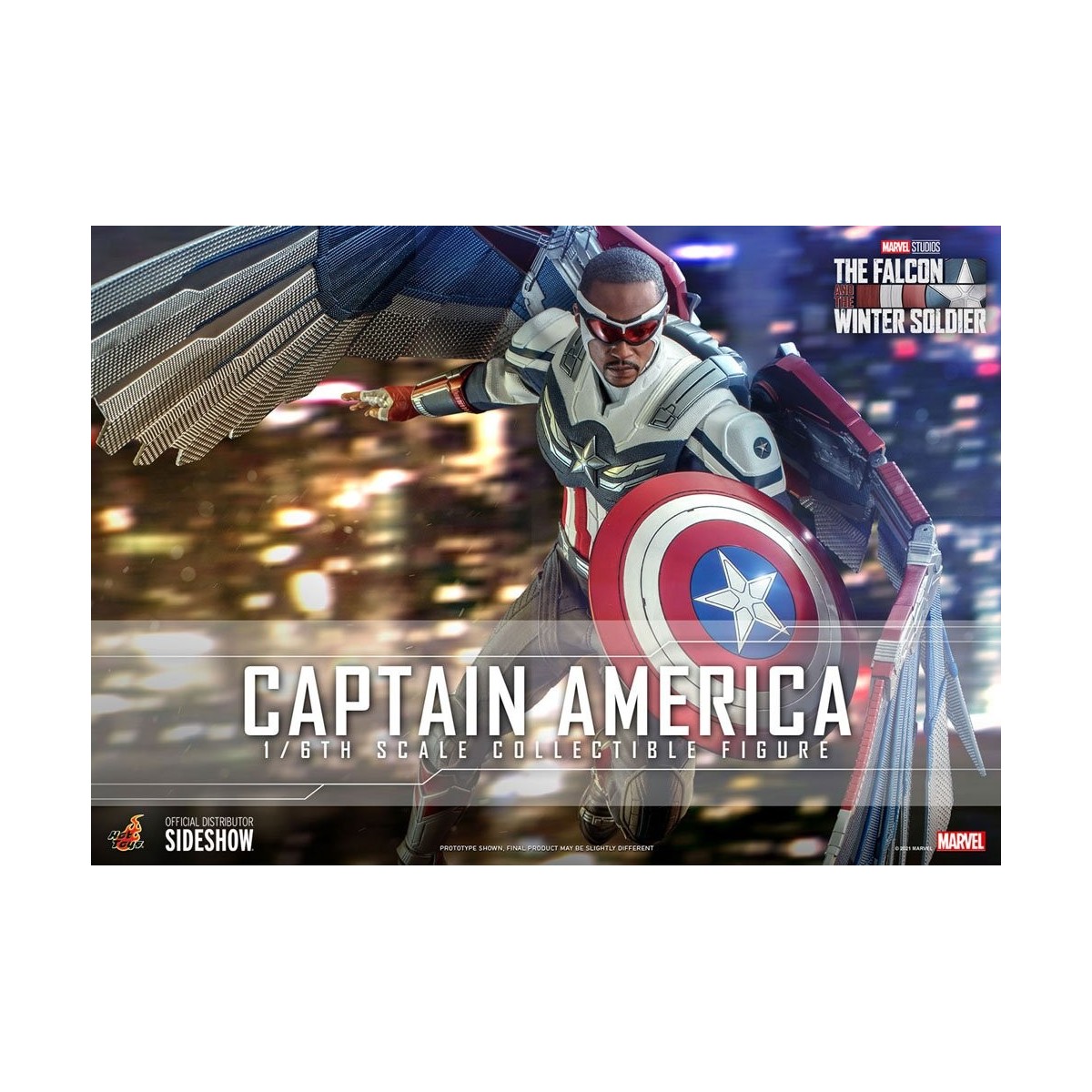 Hot Toys Marvel - Captain America 1/6 - The Falcon and The Winter Soldier