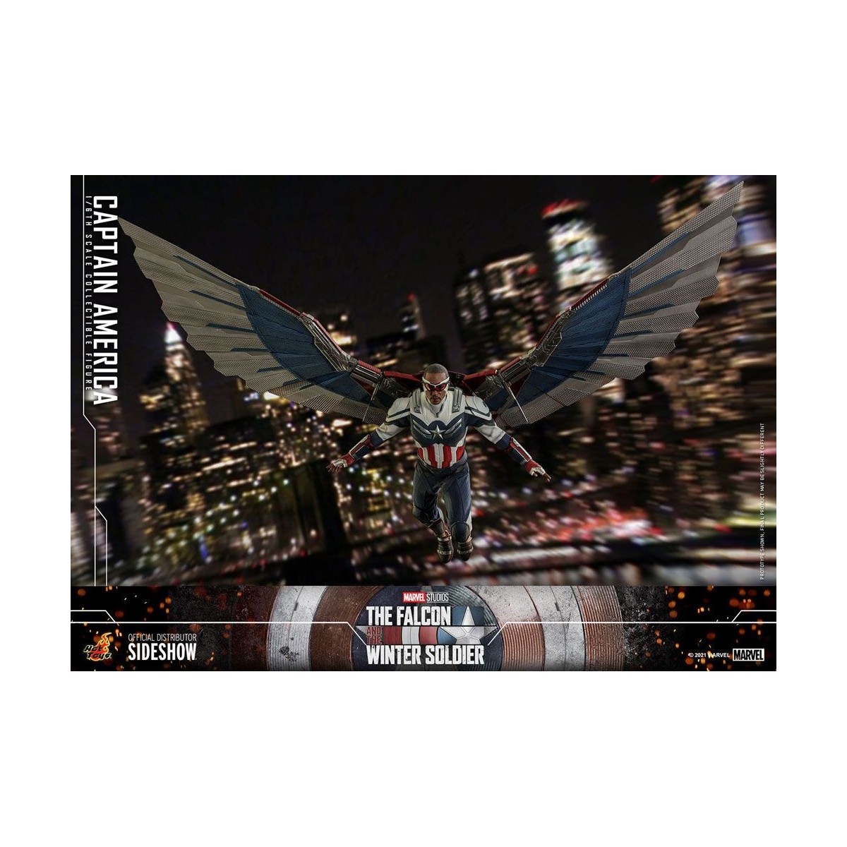 Hot Toys Marvel - Captain America 1/6 - The Falcon and The Winter Soldier