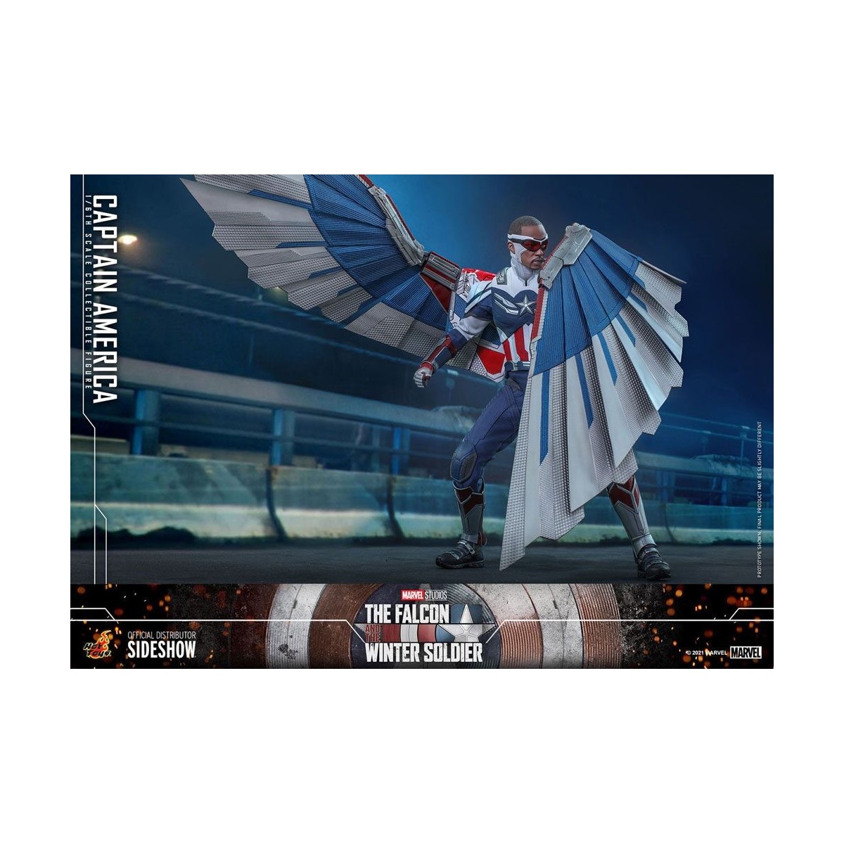 Hot Toys Marvel - Captain America 1/6 - The Falcon and The Winter Soldier