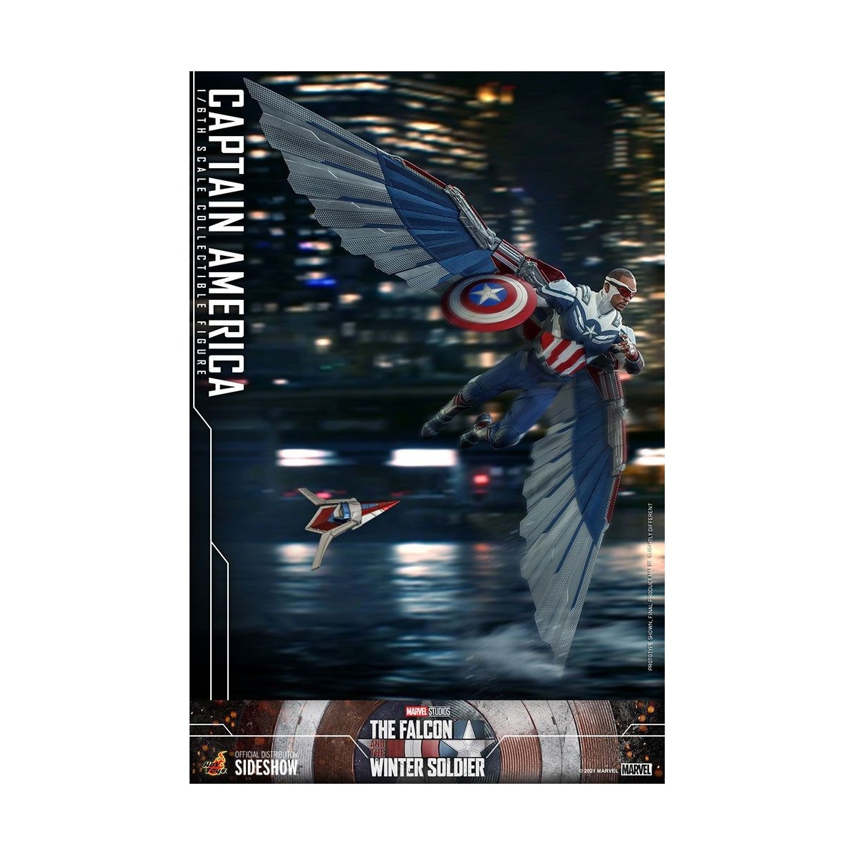 Hot Toys Marvel - Captain America 1/6 - The Falcon and The Winter Soldier