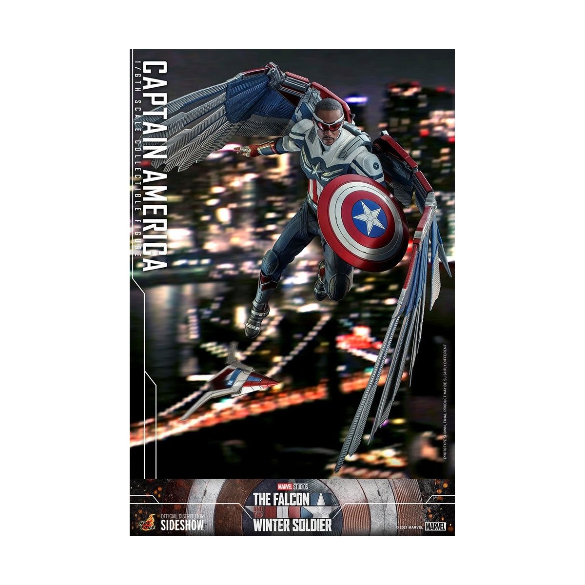 Hot Toys Marvel - Captain America 1/6 - The Falcon and The Winter Soldier