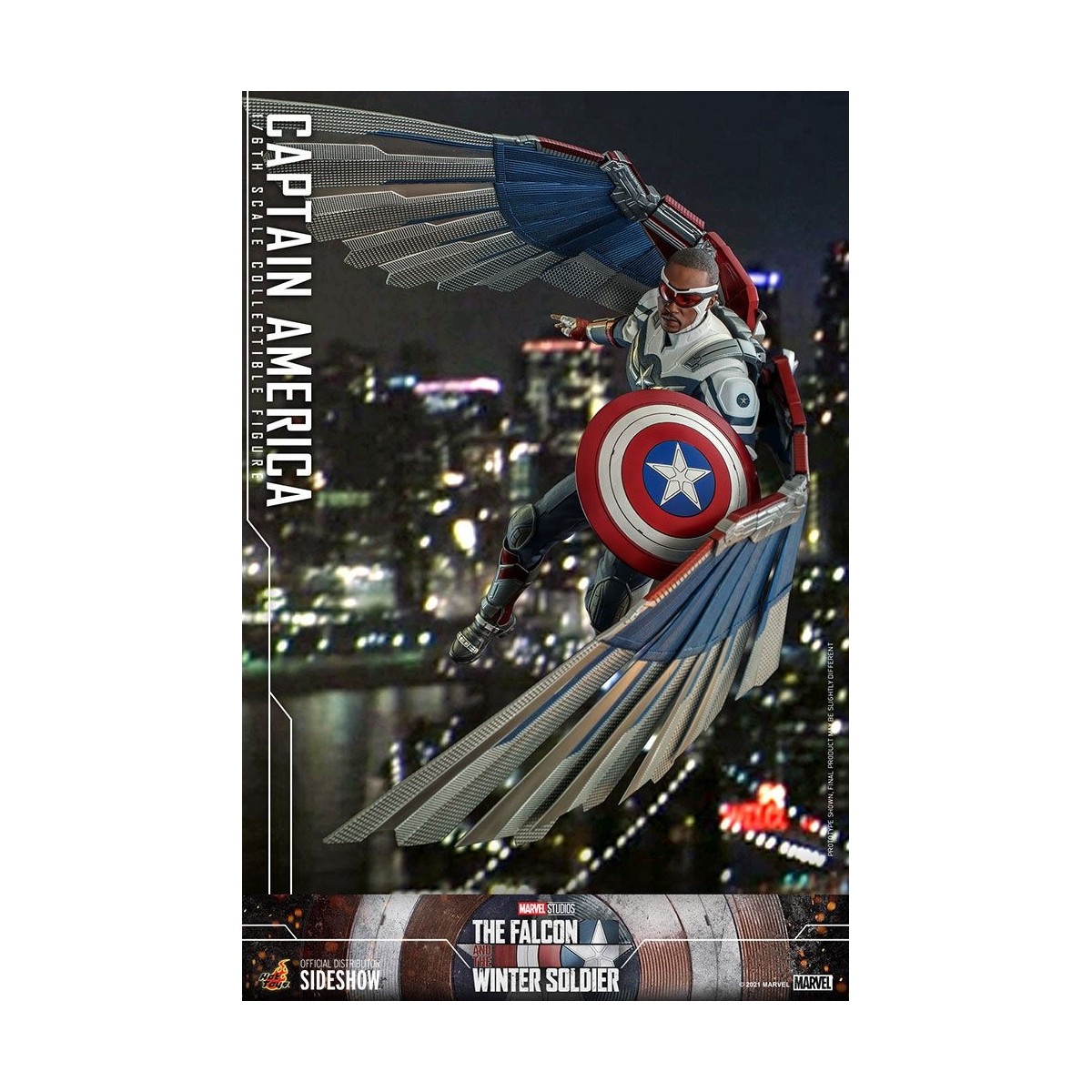 Hot Toys Marvel - Captain America 1/6 - The Falcon and The Winter Soldier