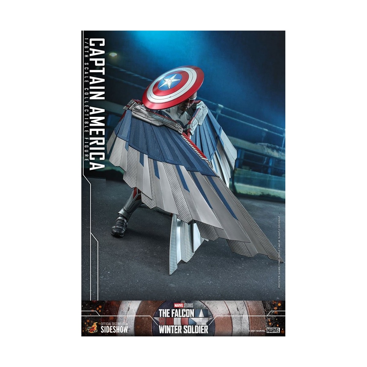 Hot Toys Marvel - Captain America 1/6 - The Falcon and The Winter Soldier