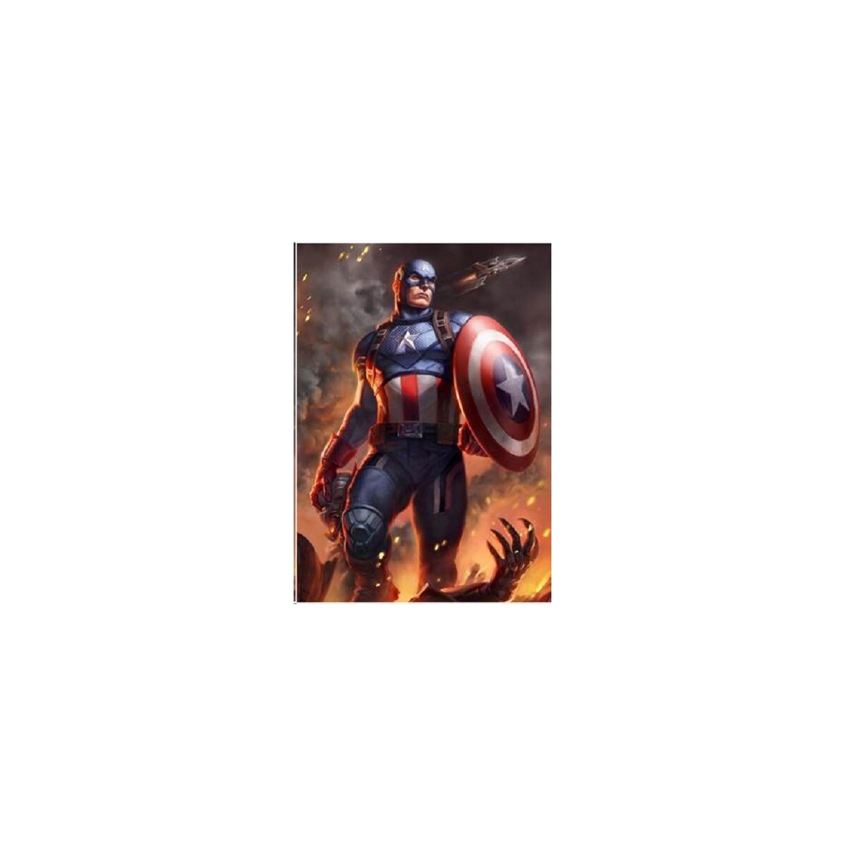 Marvel print - Art Print Captain America - 46 x 61 cm - unframed