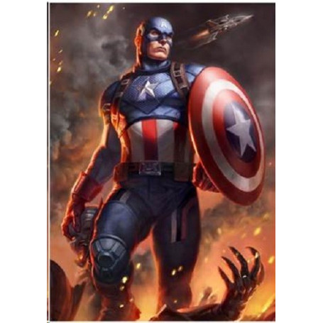 Marvel print - Art Print Captain America - 46 x 61 cm - unframed