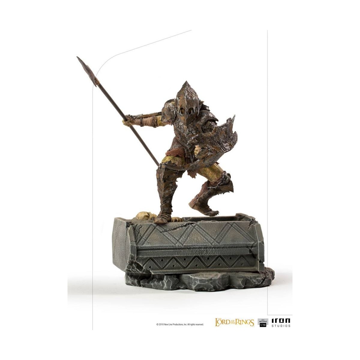 IRON STUDIOS - Armored Orc BDS Art Scale 1/10 - Lord of the Rings