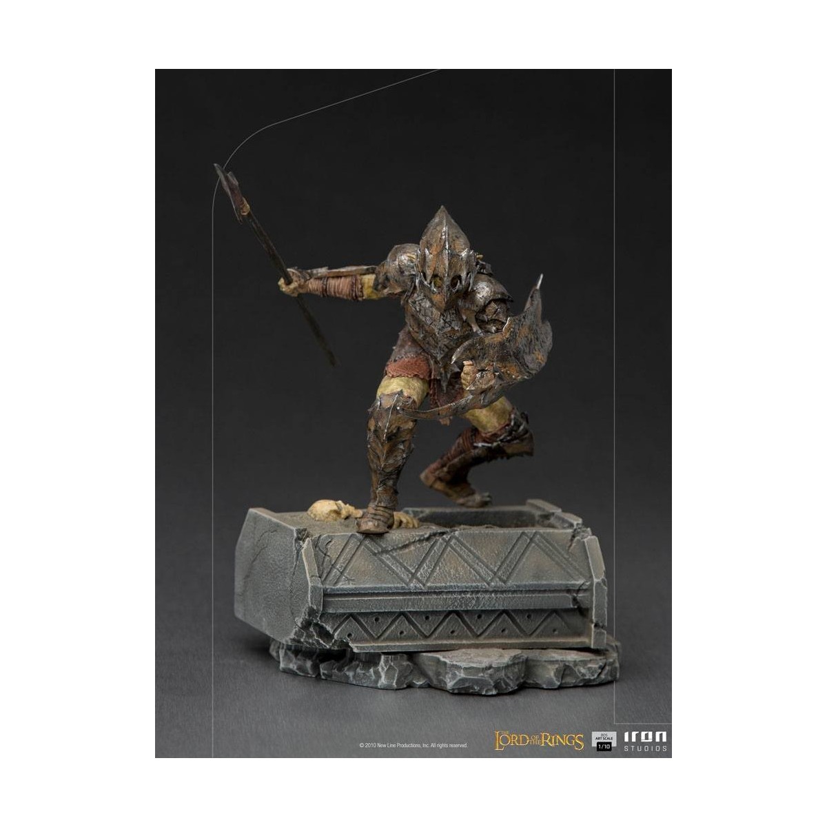 IRON STUDIOS - Armored Orc BDS Art Scale 1/10 - Lord of the Rings