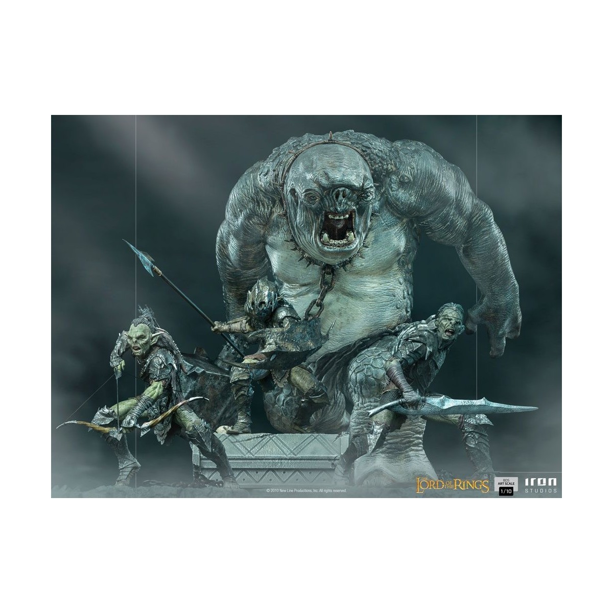 IRON STUDIOS - Armored Orc BDS Art Scale 1/10 - Lord of the Rings