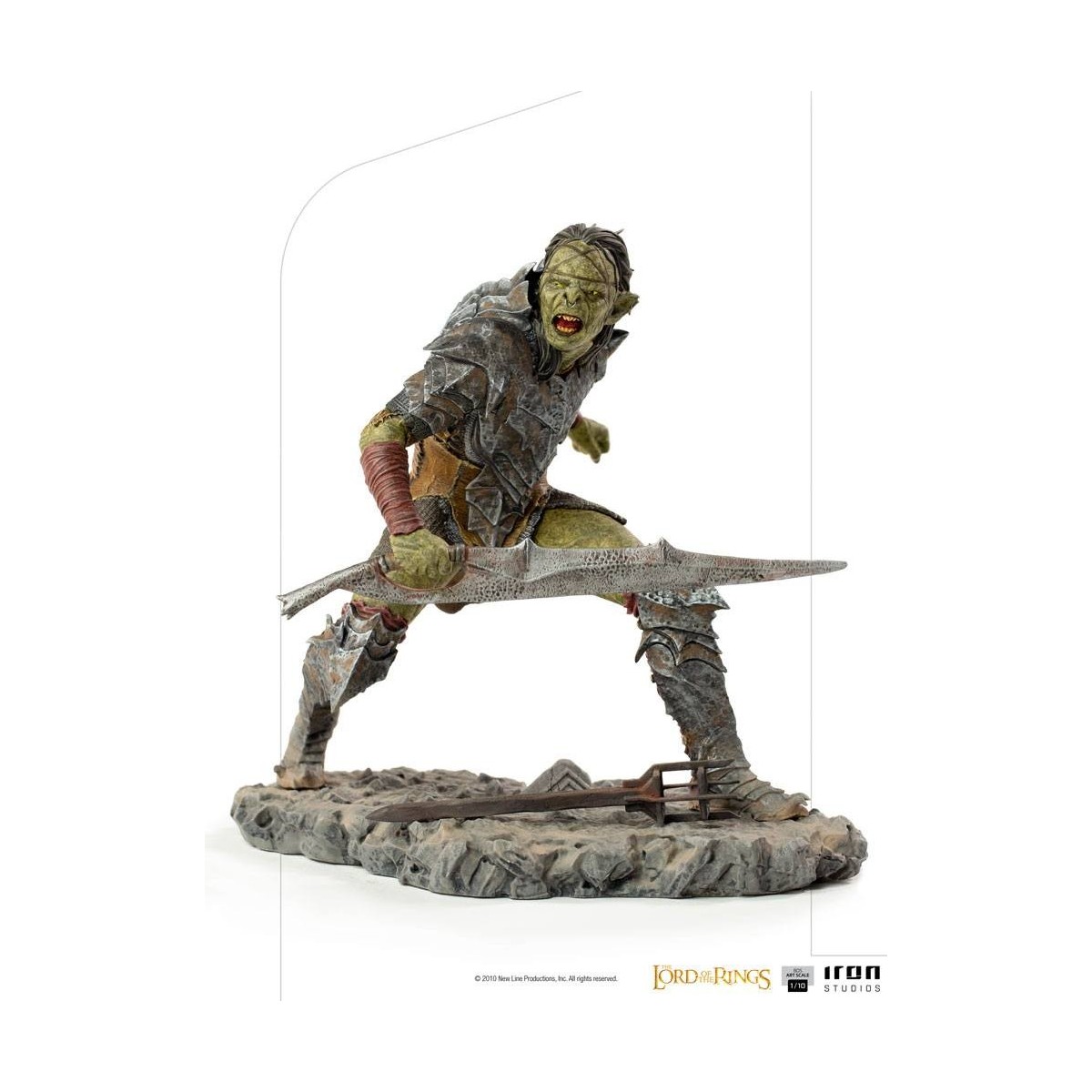 IRON STUDIOS - Swordsman Orc BDS Art Scale 1/10 - Lord of the Rings