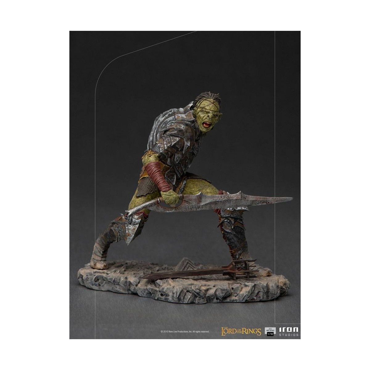 IRON STUDIOS - Swordsman Orc BDS Art Scale 1/10 - Lord of the Rings