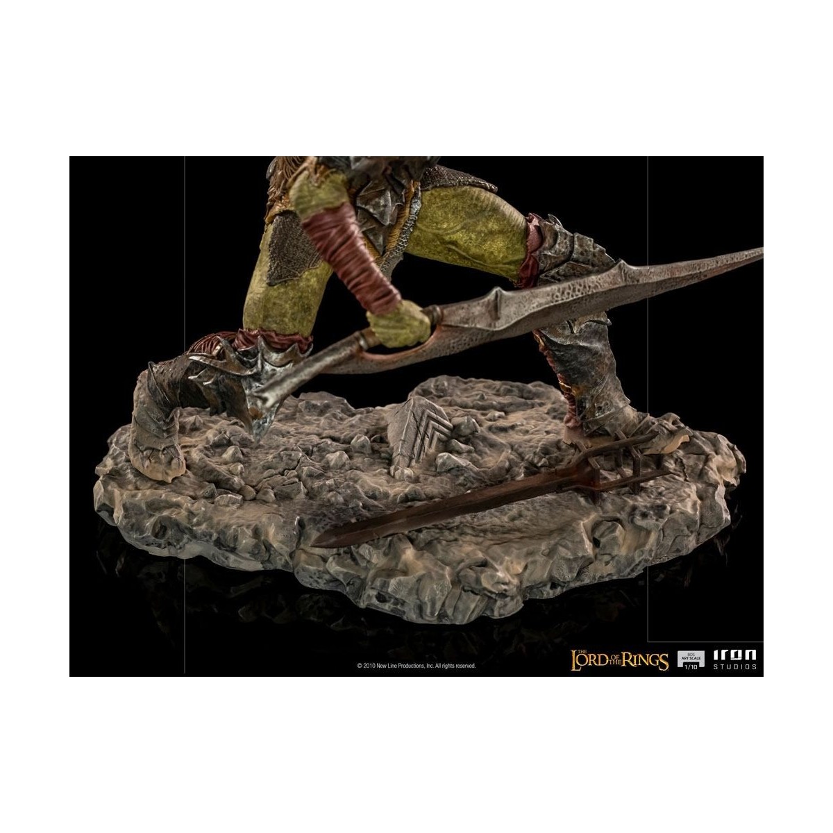 IRON STUDIOS - Swordsman Orc BDS Art Scale 1/10 - Lord of the Rings