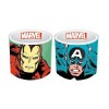 Marvel Comics - Set of 2 ceramic egg cups Iron Man & Captain America