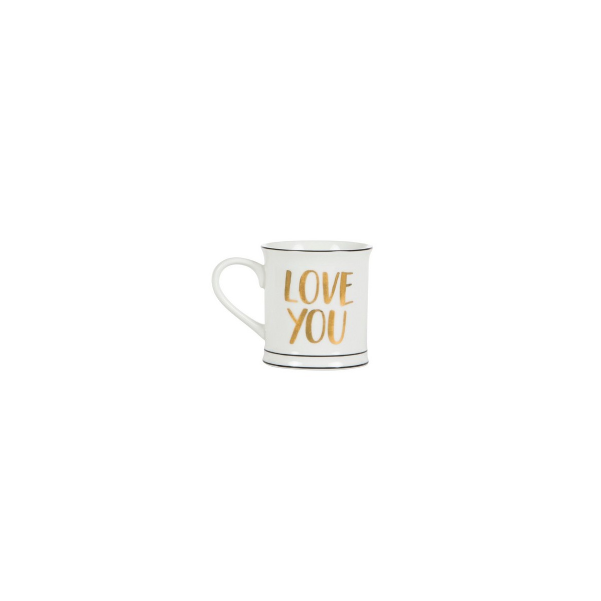 Sass & Belle - Gold Love You Mug