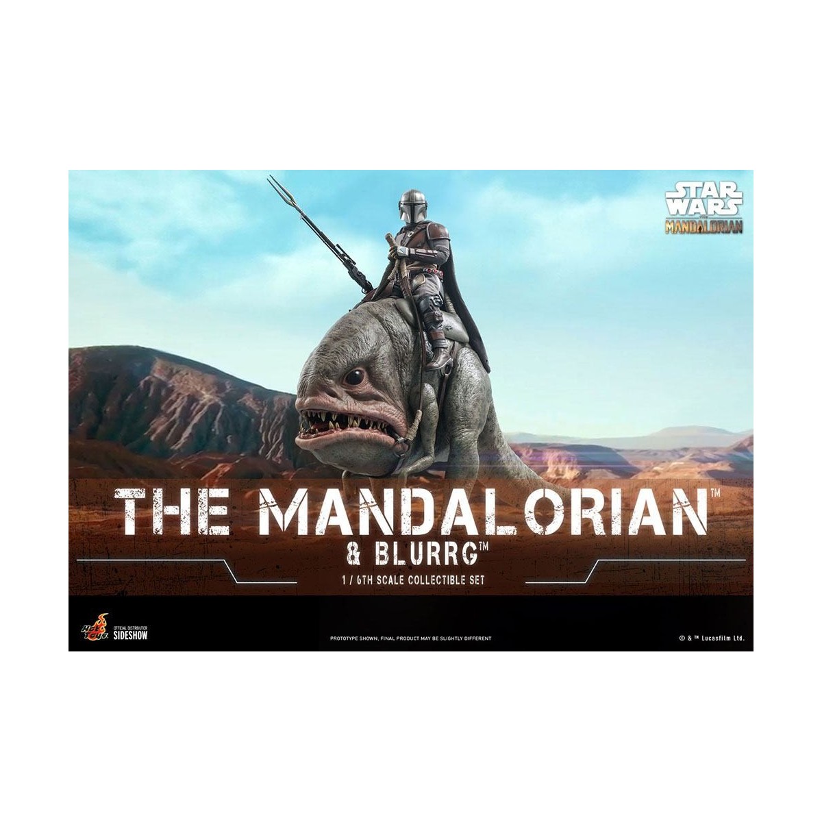 Hot Toys Star Wars - The Mandalorian and Blurrg