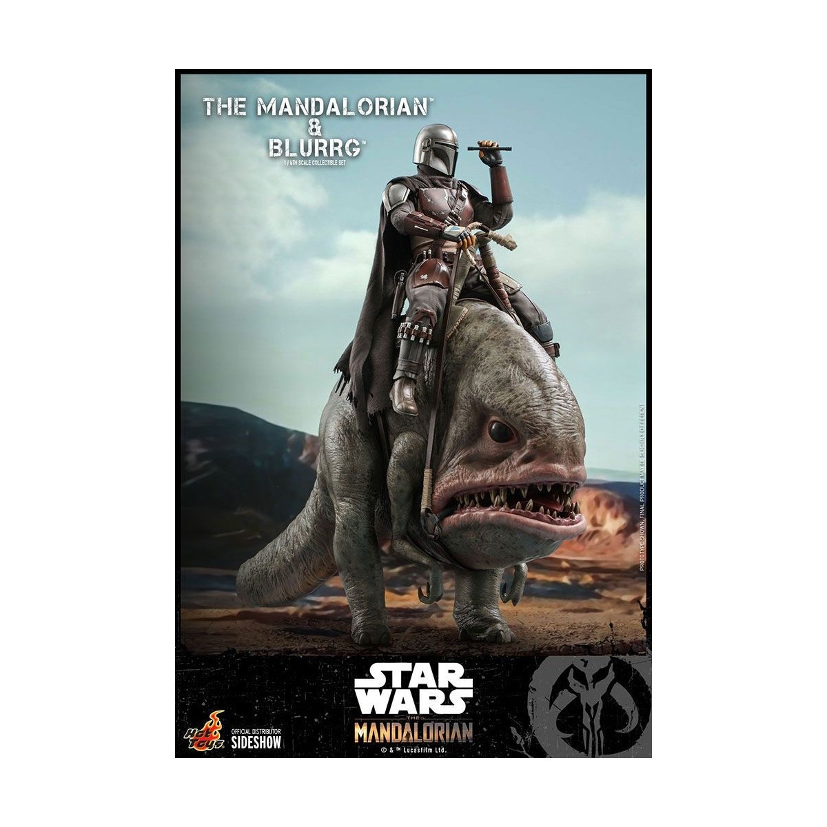 Hot Toys Star Wars - The Mandalorian and Blurrg