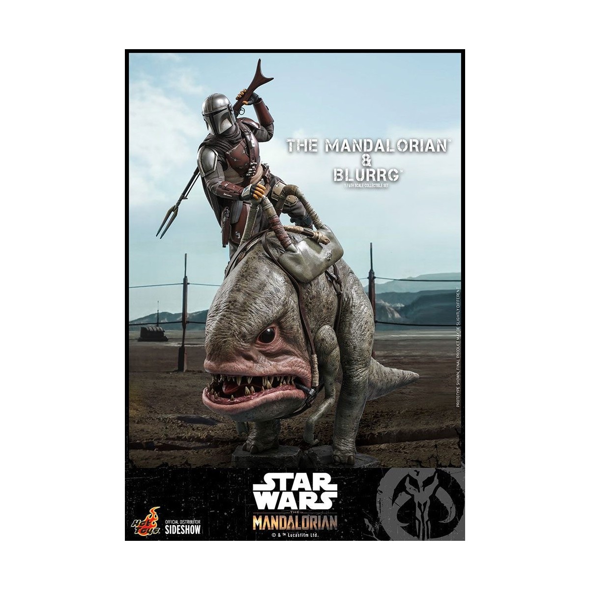 Hot Toys Star Wars - The Mandalorian and Blurrg