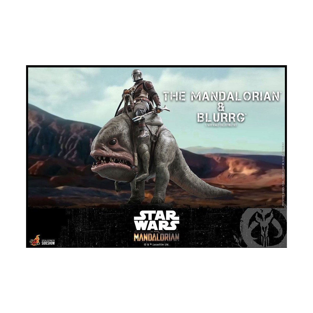 Hot Toys Star Wars - The Mandalorian and Blurrg