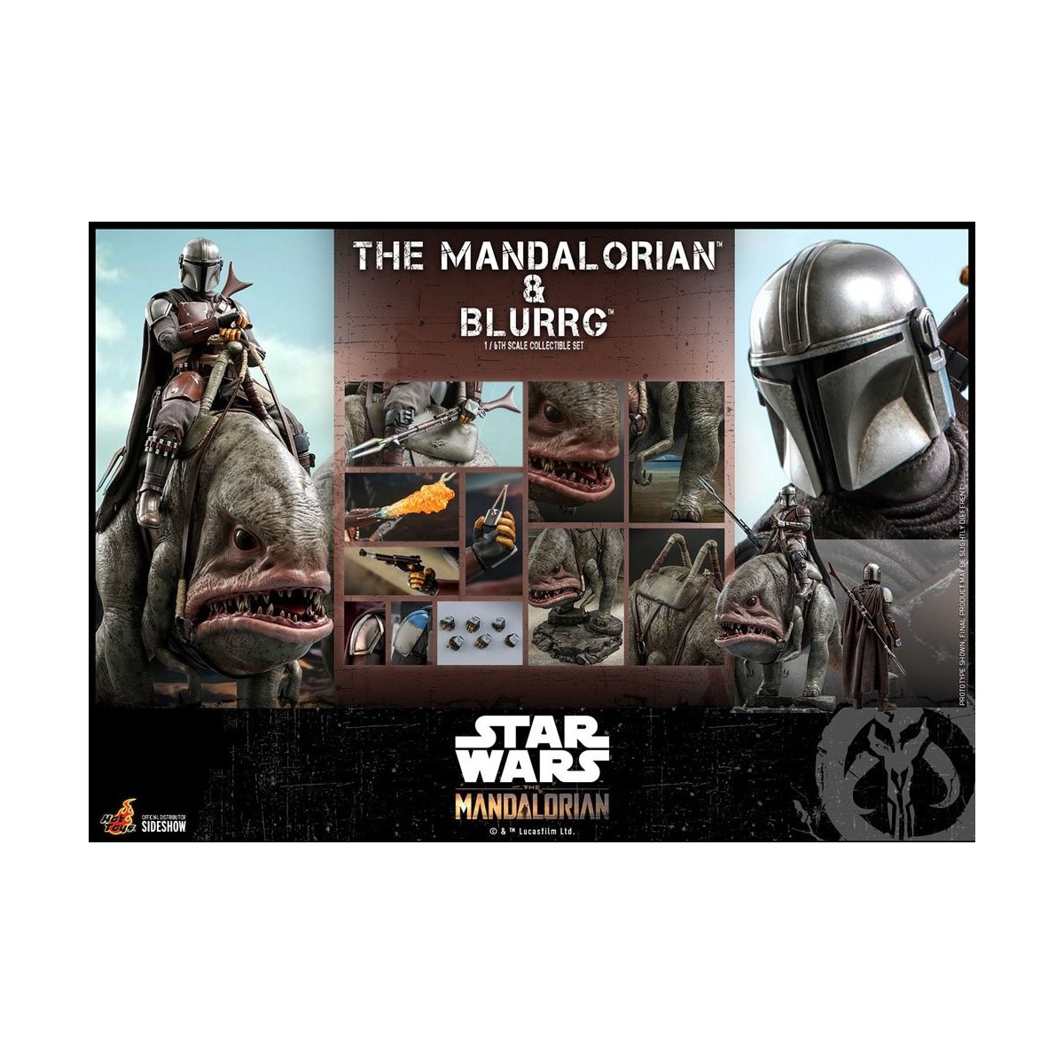 Hot Toys Star Wars - The Mandalorian and Blurrg