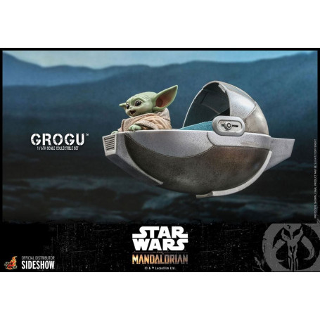 Hot Toys Star Wars - The Mandalorian - Grogu 1/6 pack of 3 figures